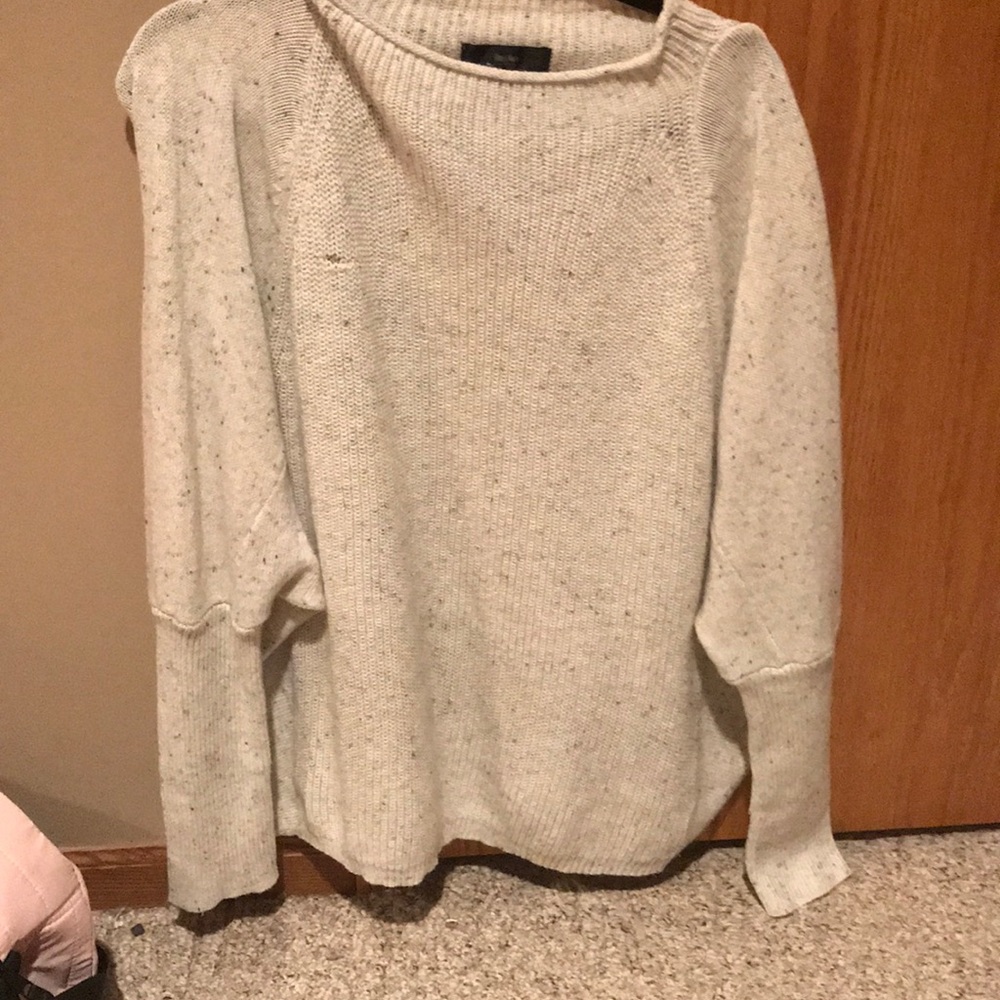 Grey speckled sweater